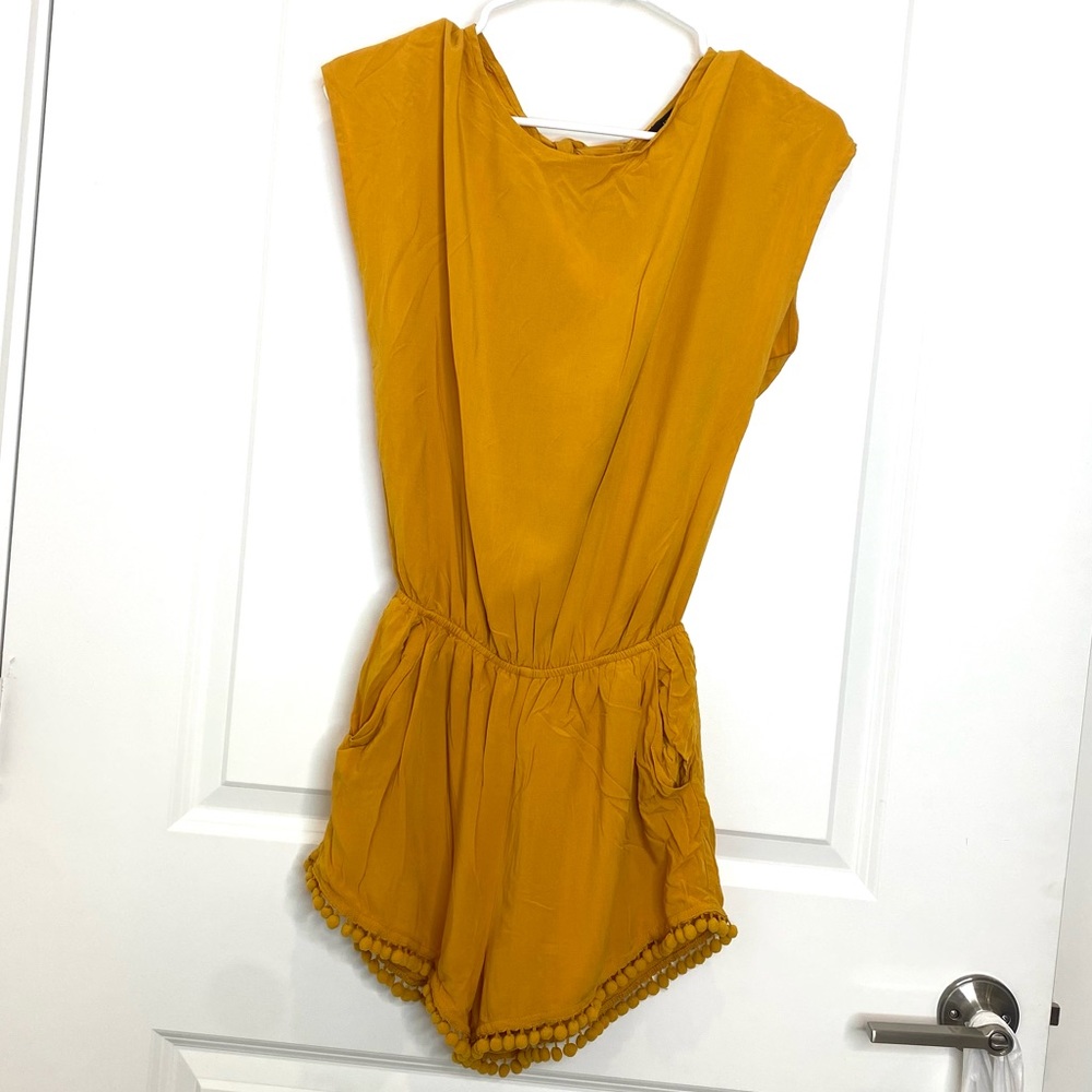Mustard Yellow Romper / Jumpsuit